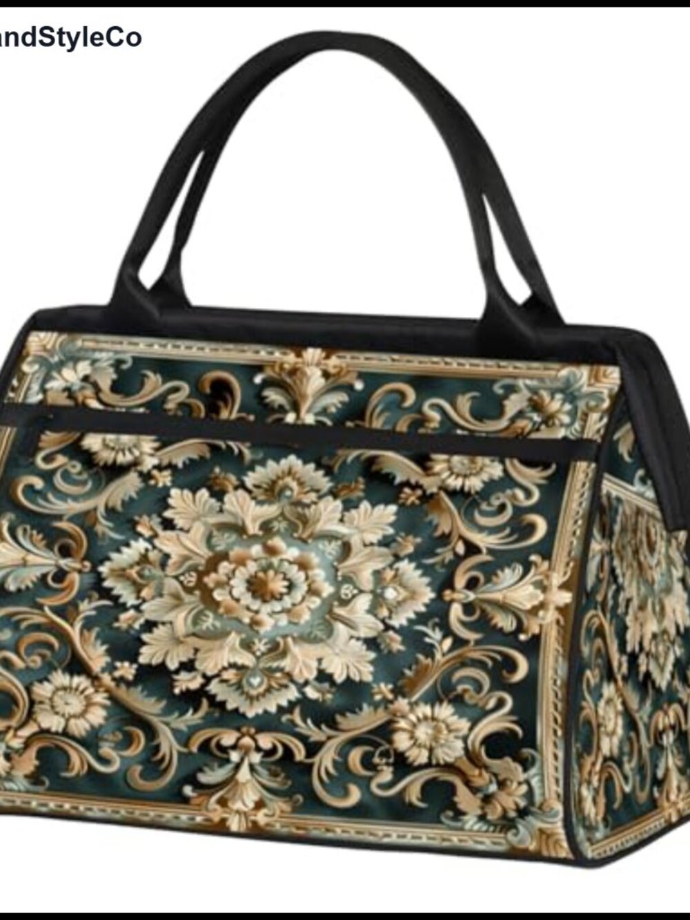 Vintage Carpet Texture Waterproof Weekender Duffel Travel Gym Bag Carry On